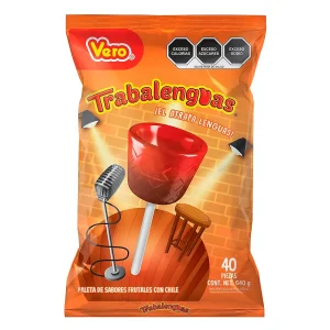 Paleta Vero Trabalenguas 40 PZS