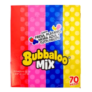 Chicle  Exh Chicle Bubbaloo Mix Sweet  Bubbaloo  Mix Sweet 5.1 GRS