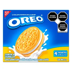Exhibidor Galleta Nabisco Oreo Regular Vainilla 63 GRS