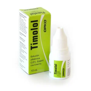 Timolol Solución Oftálmica 0.5%.