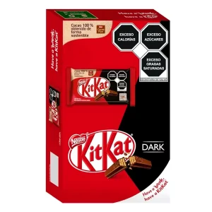 Exhibidor Chocolate Nestle Kit Kat Dark 41.5 GRS