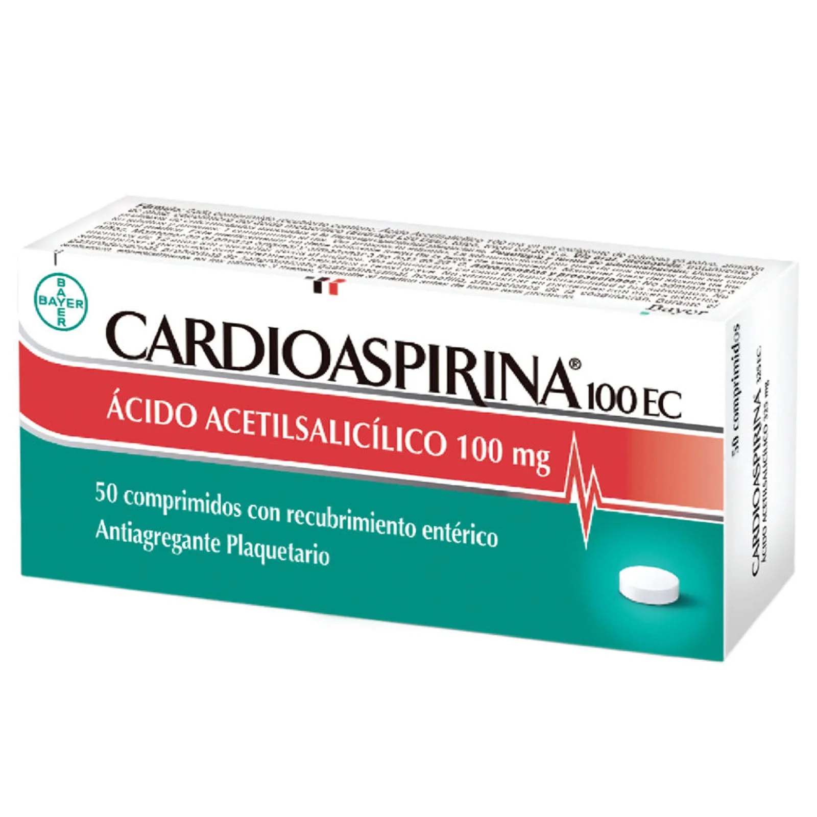 Cardioaspirina 100EC Comprimidos con Recubrimiento Entérico. - Imagen 2