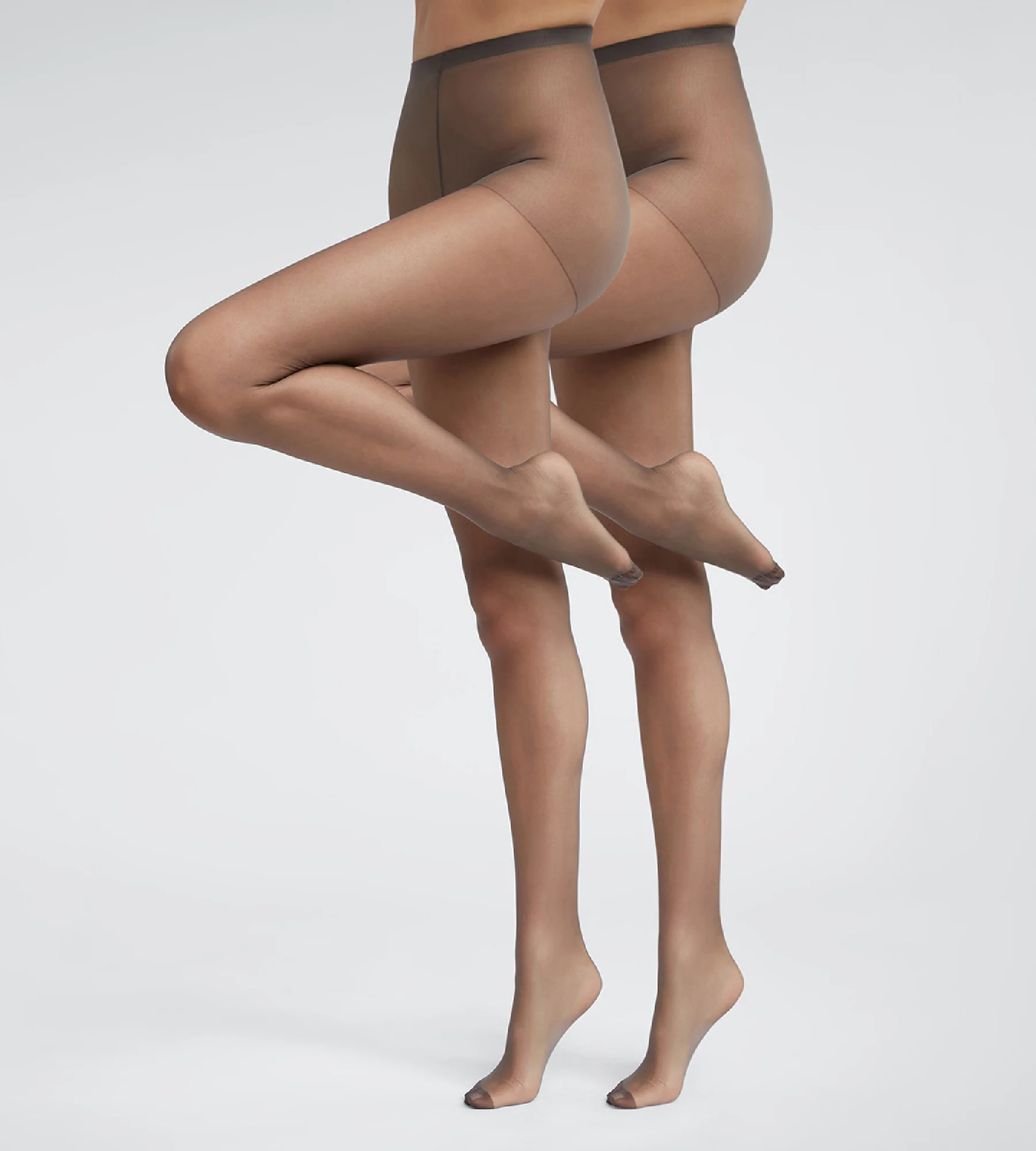 Pack de 2 pantis transparentes en licra reforzada Gris Ultra Resist