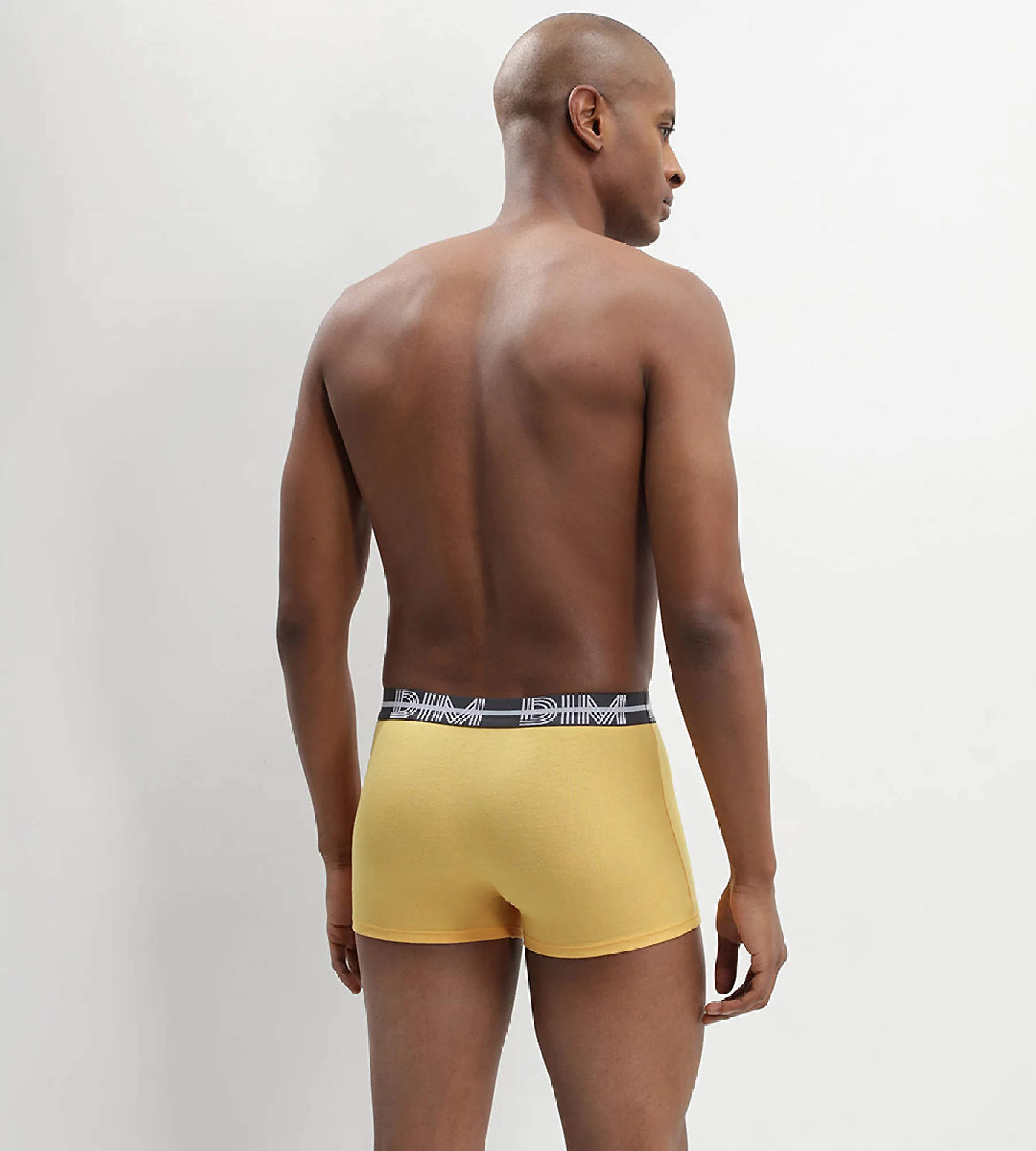 Pack de 3 bóxers de algodón elástico con cintura gráfica azul Dim Powerful - Imagen 3