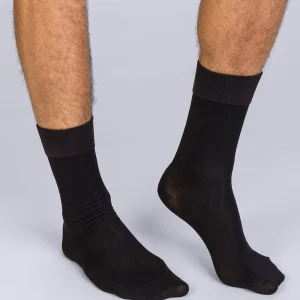 Pack de 2 pares de calcetines de media pantorrilla negros hombre Soft Touch