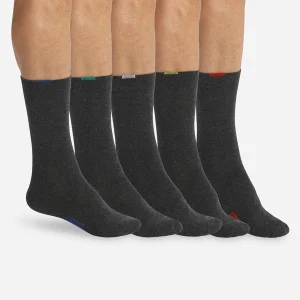 Lote de 5 pares de calcetines grises EcoDIM para hombre