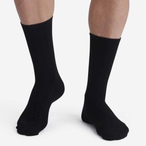 Pack de 2 pares de calcetines de hombre Black Bamboo