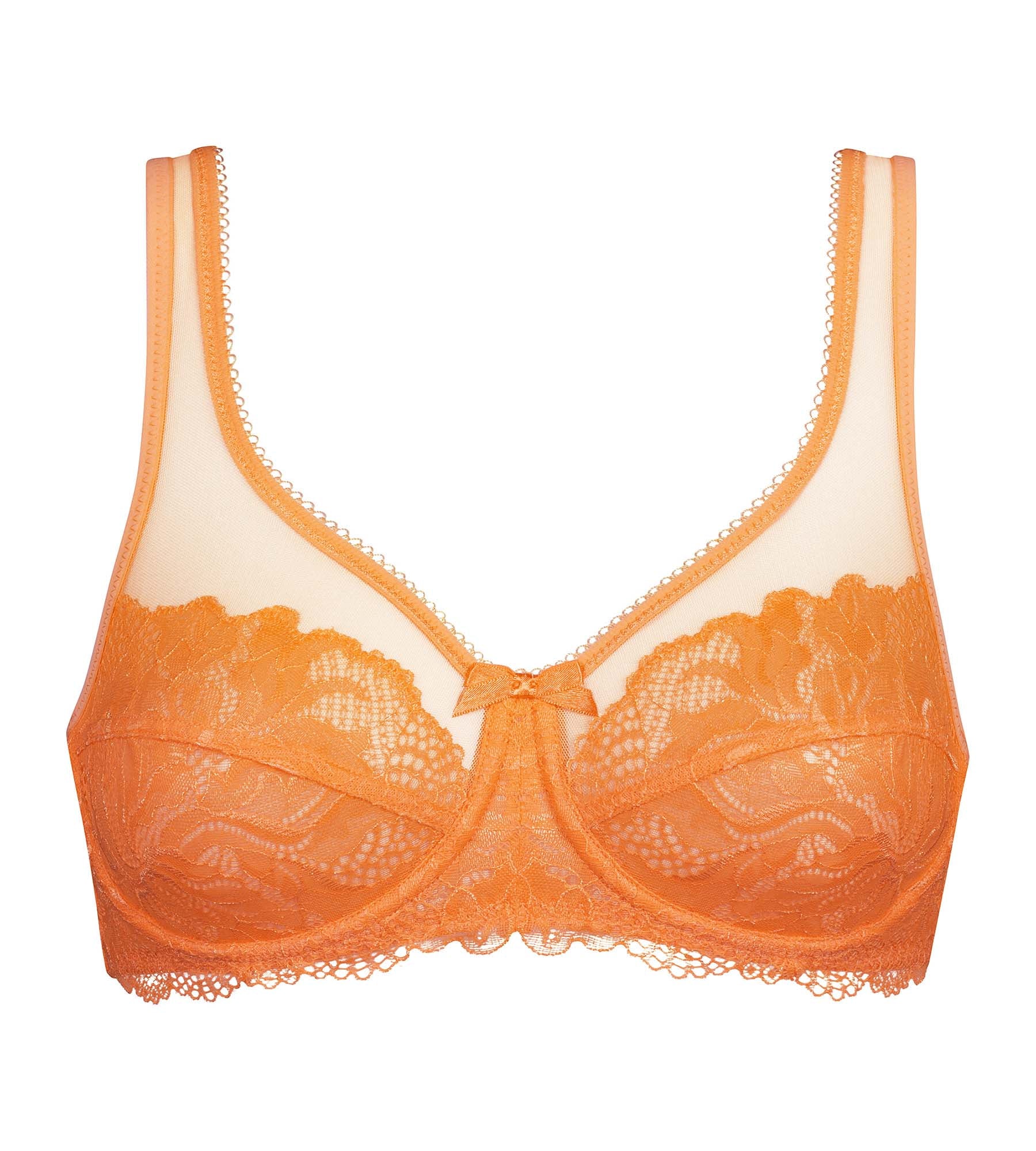 Sujetador push-up generoso Essentiel Mandarine de encaje - Imagen 5