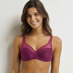 Sujetador con aros y push-on Generous Bordeaux