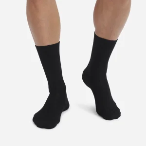 Calcetines negros de viscosa para hombre Dim Bambou