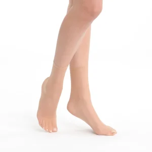 Pack de 2 pares de calcetines tobilleros para mujer Transparente Arena Sublim Gasa Brillante