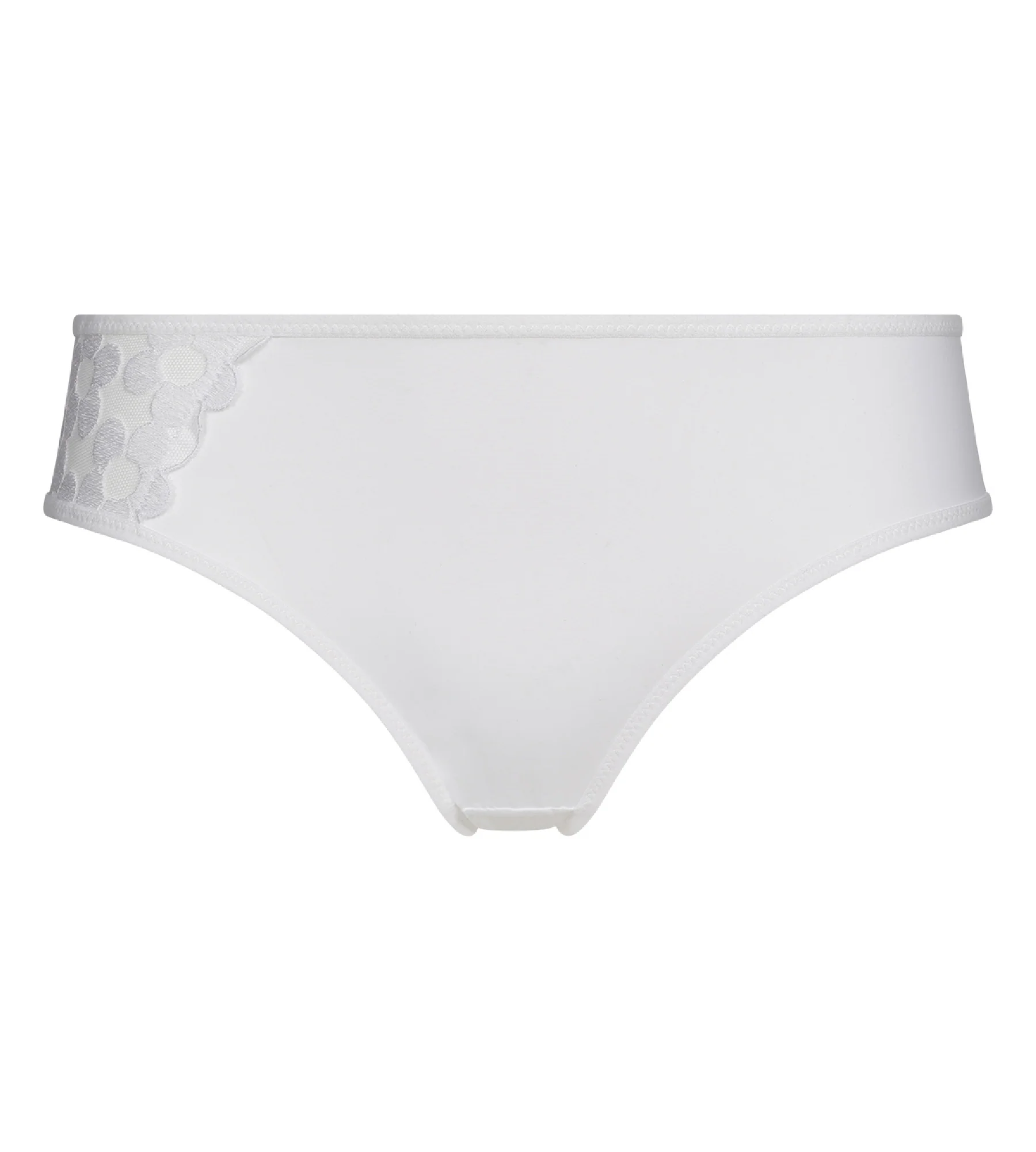 Braga blanca de microfibra Generous Broderie - Imagen 5