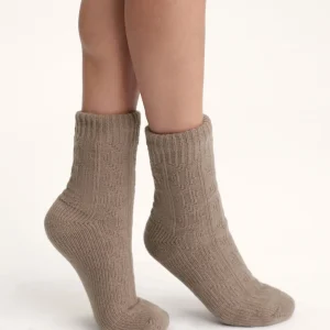 Calcetín de abrigo para mujer Cocoon Polar marrón