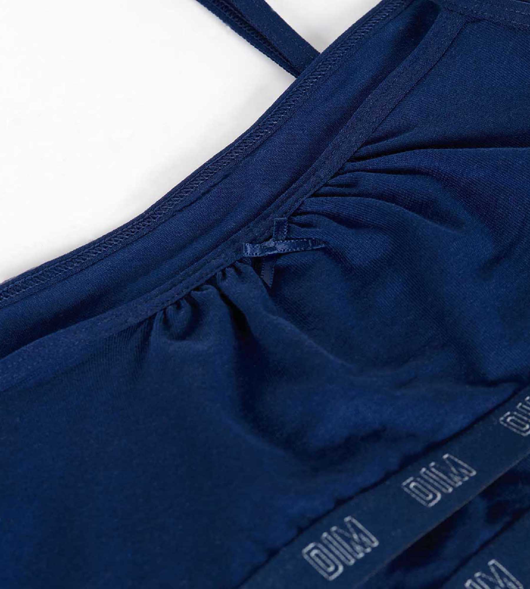 Pack de 2 sujetadores de niña en algodón bio Azul Marino Dim Skin Care - Imagen 3