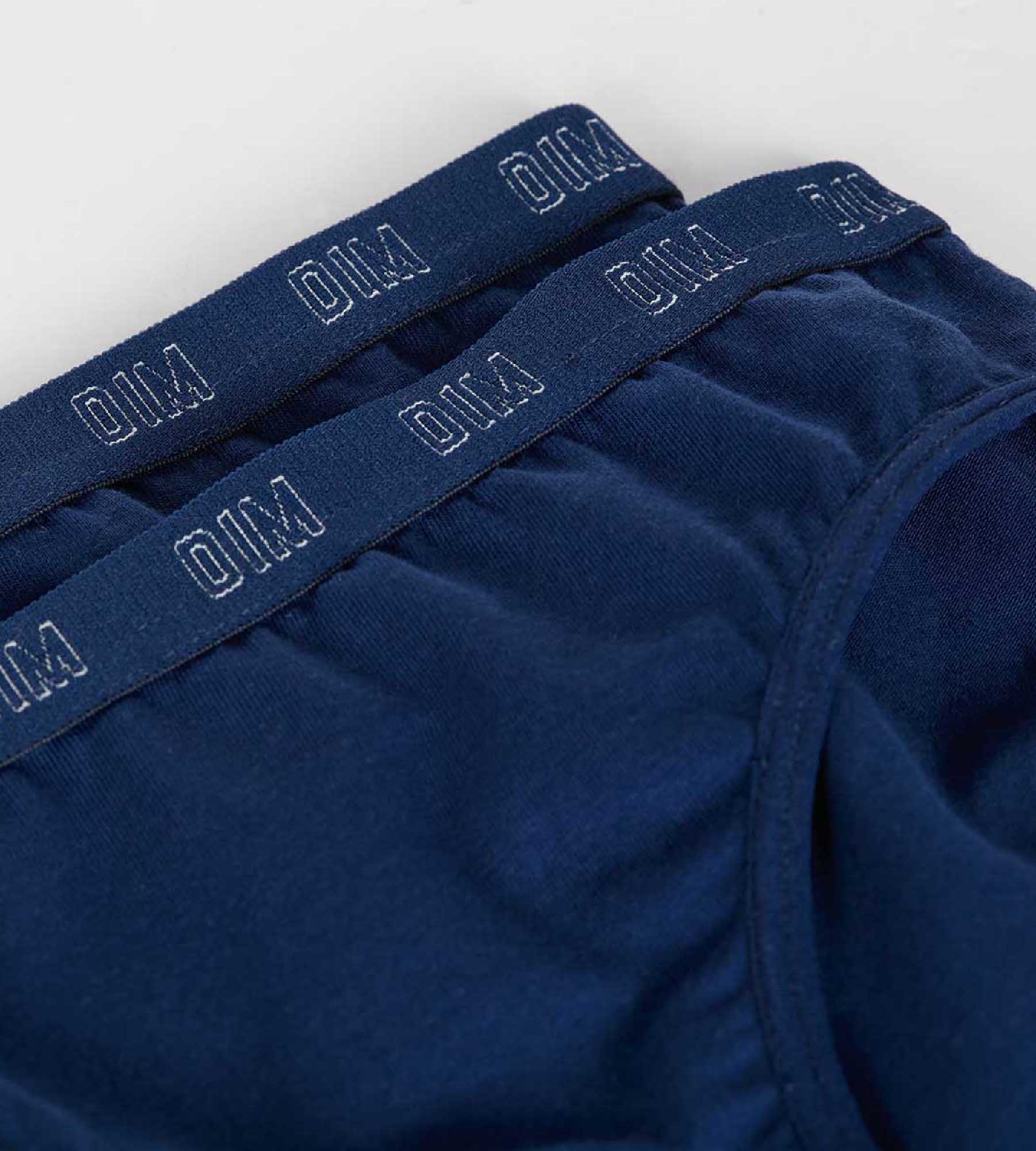 Pack de 2 bragas de niña en algodón bio Azul Marino Dim Skin Care - Imagen 3