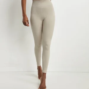 Legging de mujer de punto canalé Beis Dim Comfywear