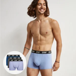 Pack de 3 bóxers de hombre de termorregulación activa Azul Parma Dim Sport