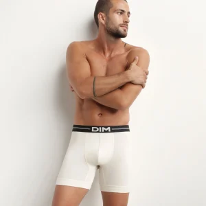 Bóxer de hombre de microfibra con costuras planas Beis Dim Icons Essentiel