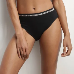 Braga de algodón modal sin costuras Negra Dim Icons Seamless