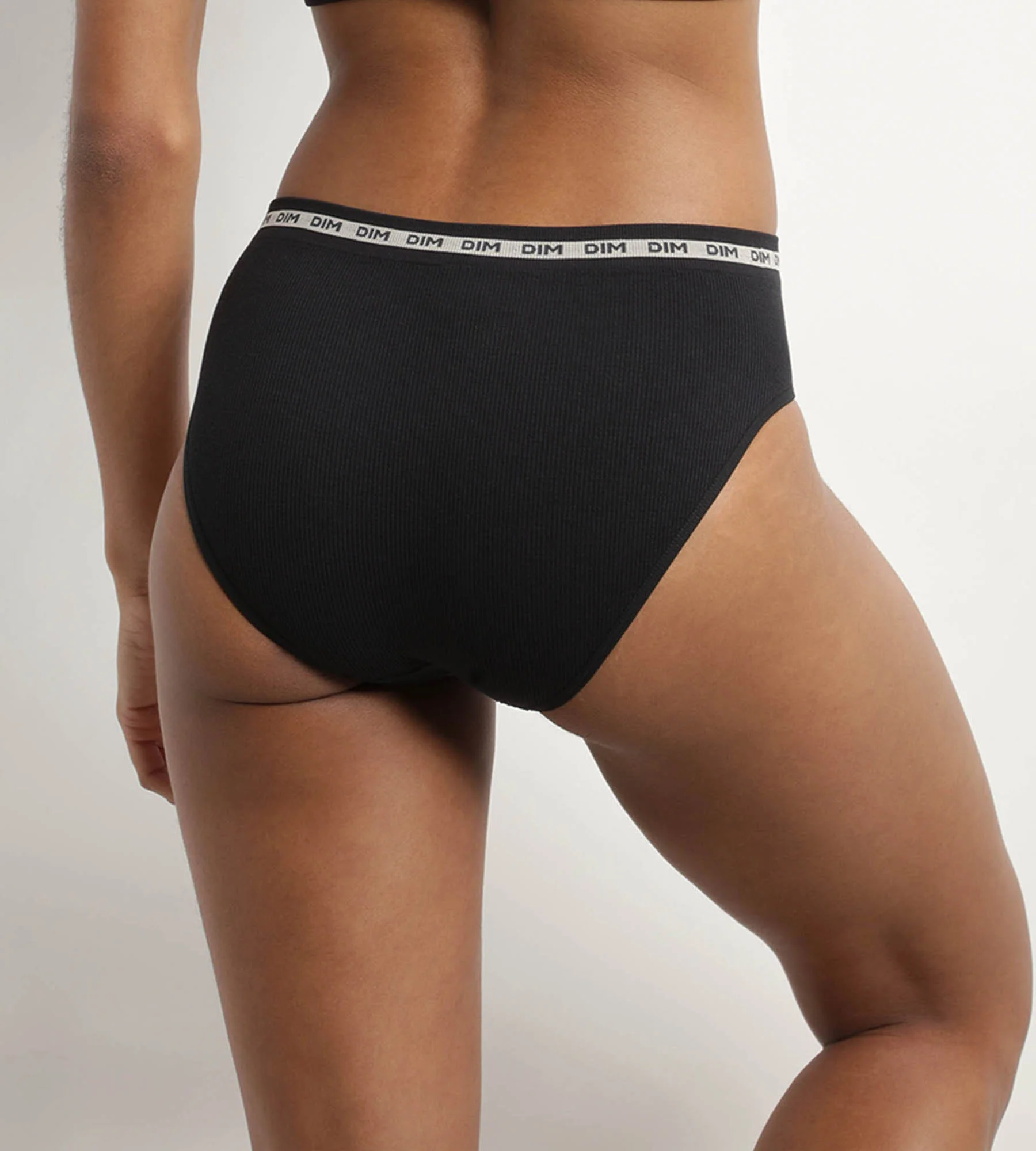 Braga de algodón modal sin costuras Negra Dim Icons Seamless - Imagen 2