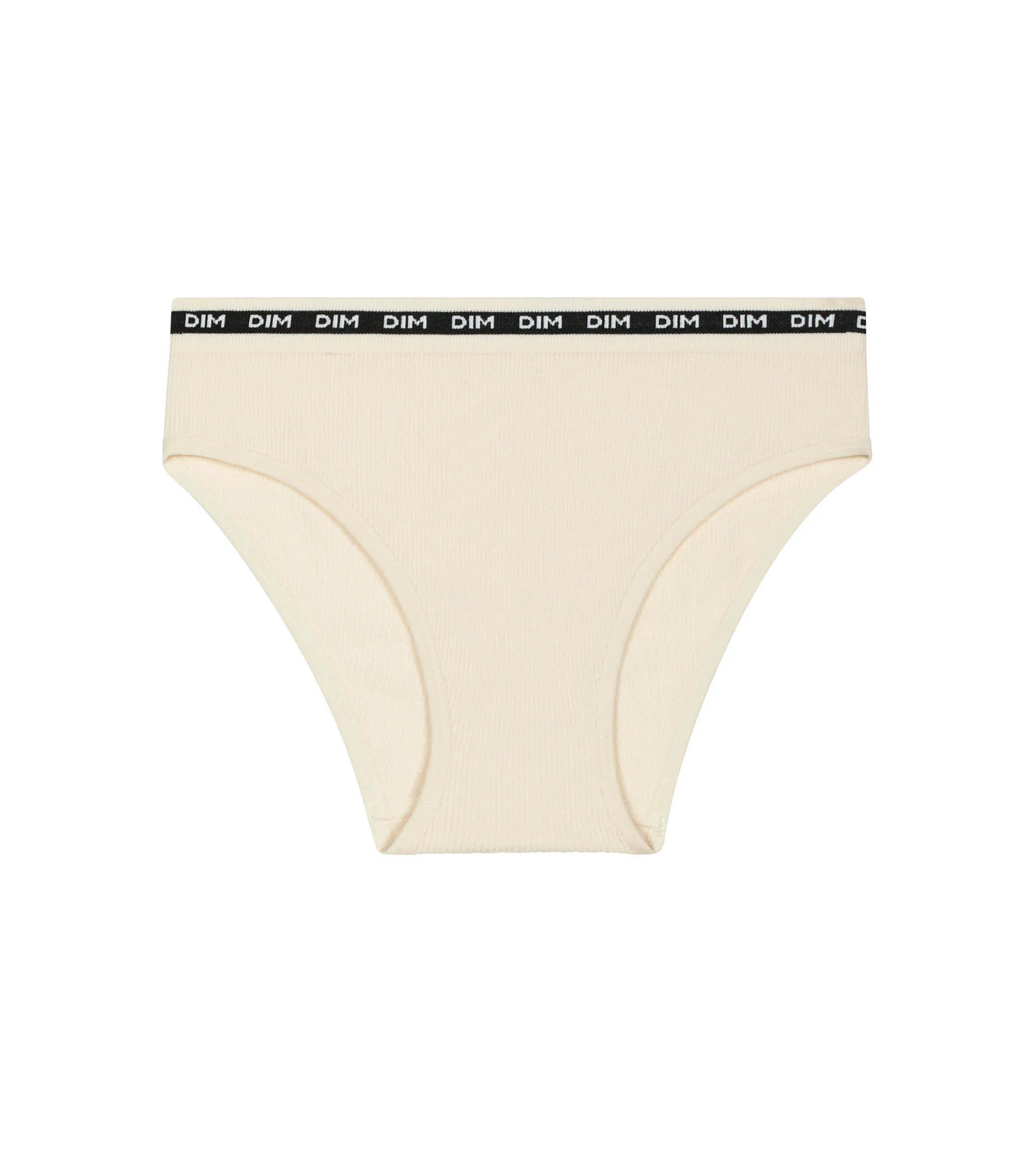 Braguita de niña de tejido acanalado Beis Marfil Dim Icons