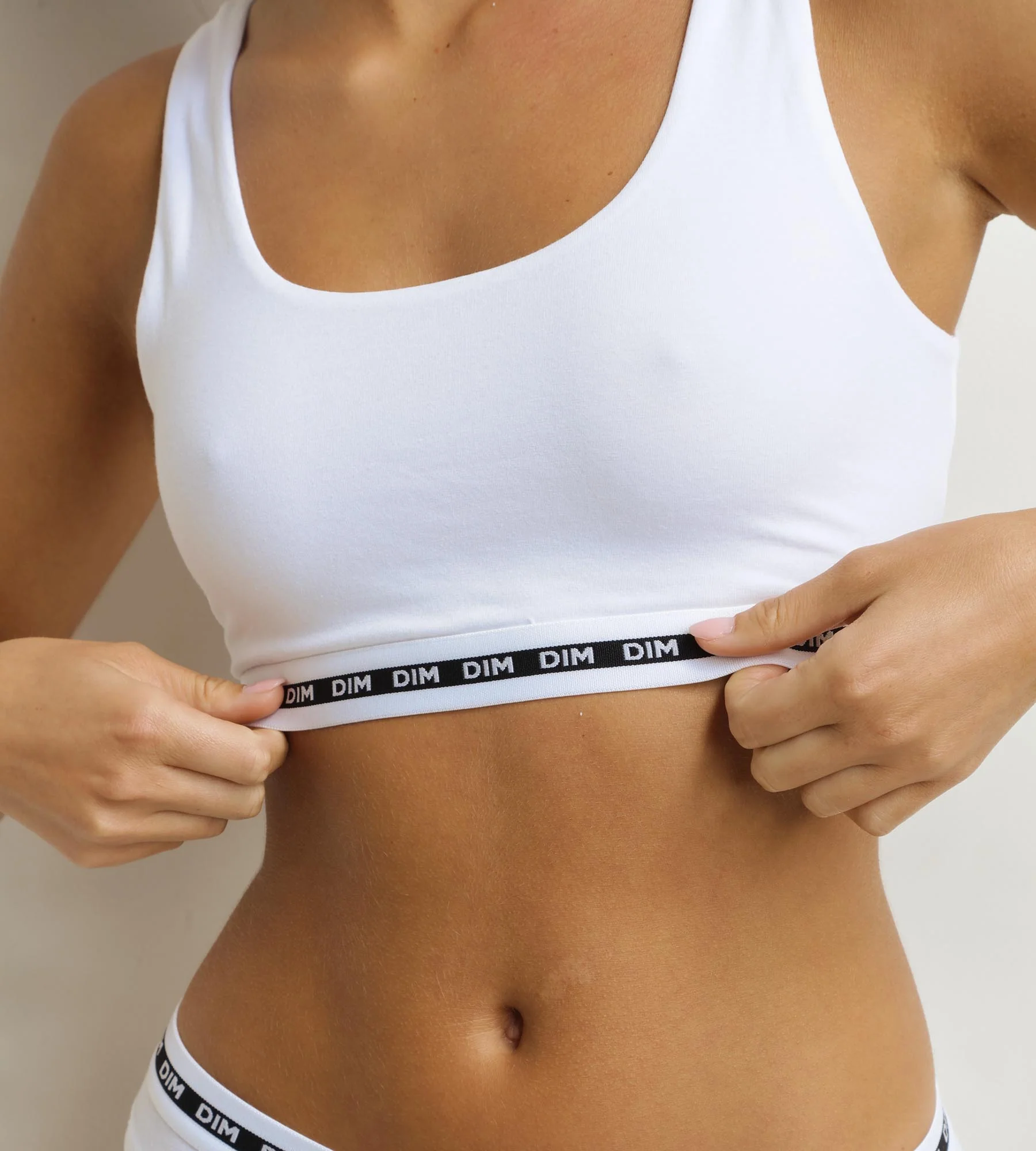 Sujetador blanco de mujer Dim Icons