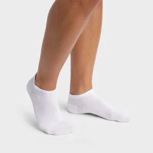 Pack de 2 pares de calcetines bajos de hombre de algodón orgánico Blanco Dim Good
