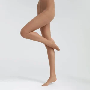 Pantis semiopacos color Canela de hilo reciclado Dim Good