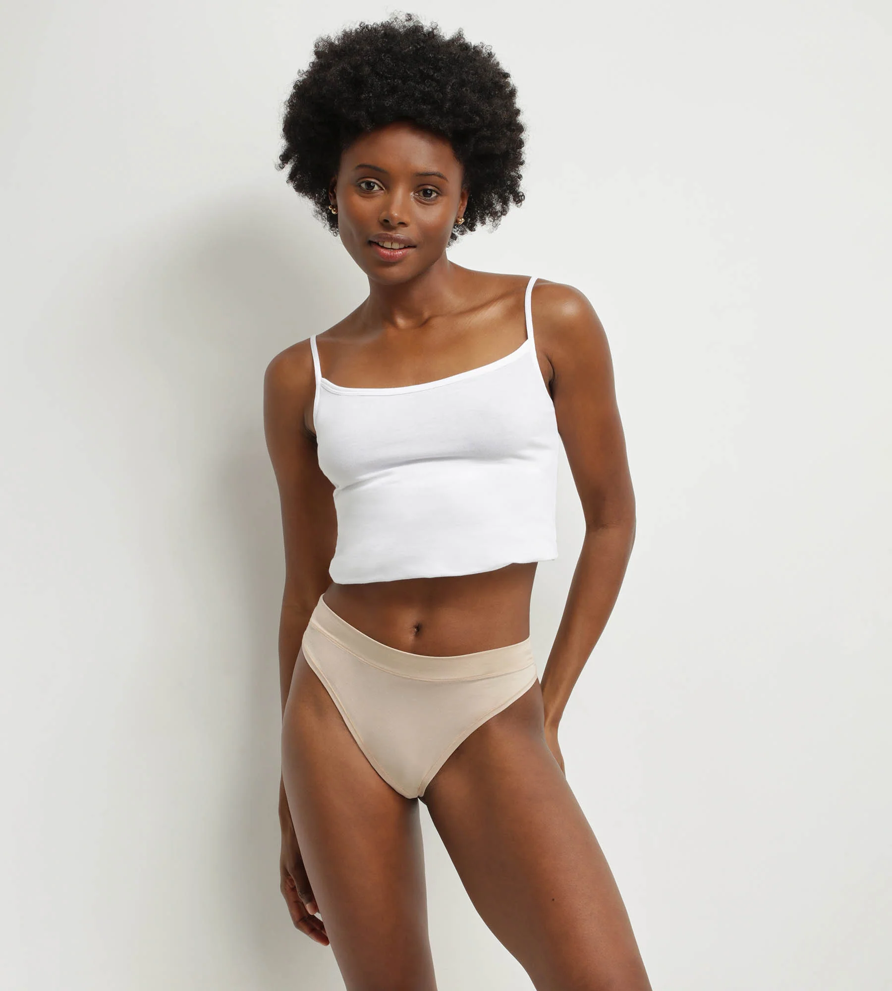 Tanga de mujer de algodón modal Nude Dim Comfort Collection - Imagen 3