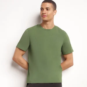 Camiseta deportiva termorreguladora de hombre verde caqui Dim Move