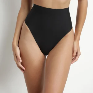 Tanga moldeador mujer talle alto sin costuras negro Dim Silhouette Invisible
