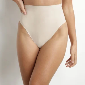 Tanga moldeador mujer talle alto sin costuras nude Dim Silhouette Invisible