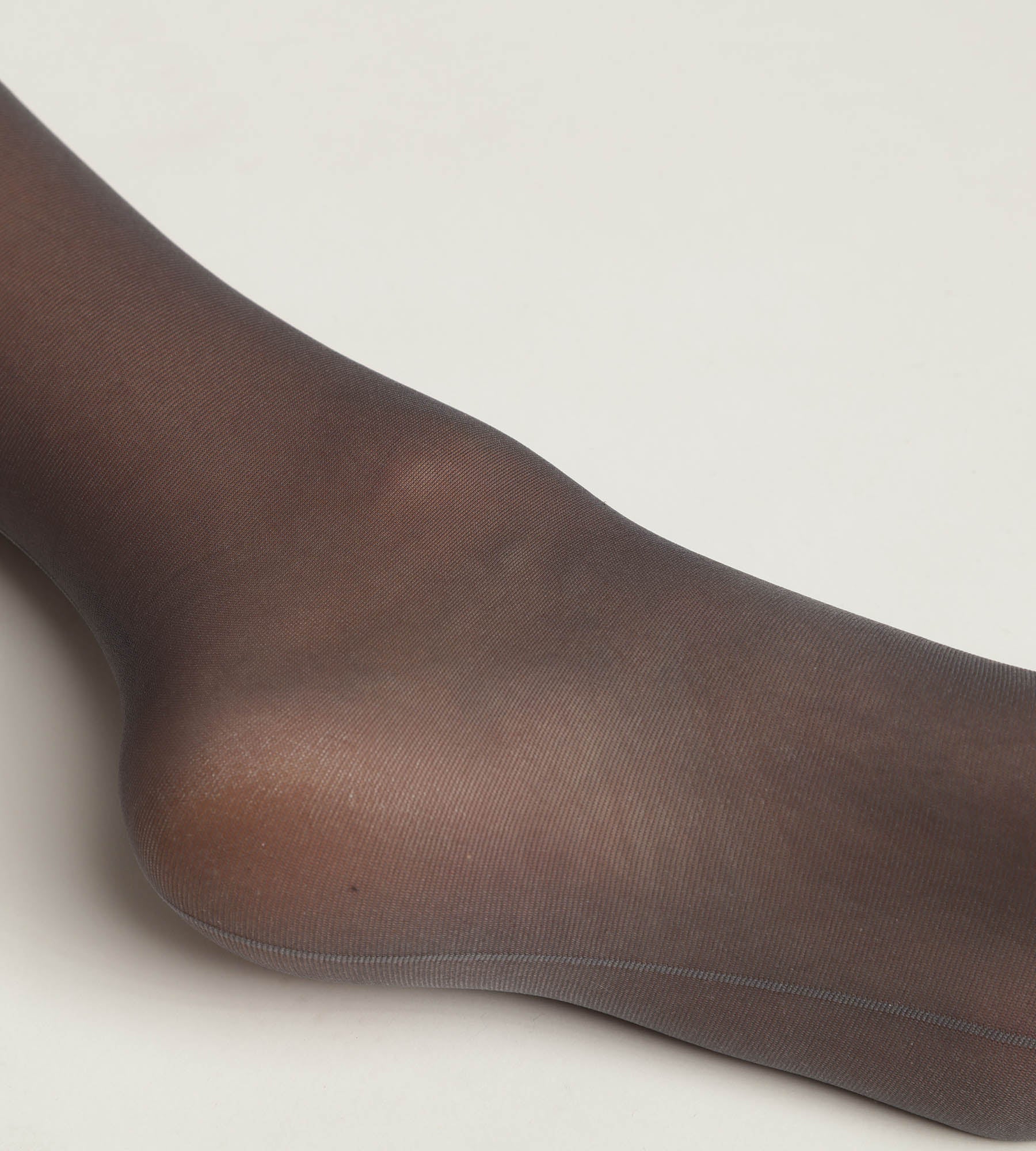 Pantis transparentes grises de mujer con ribete en contraste Dim Style - Imagen 2