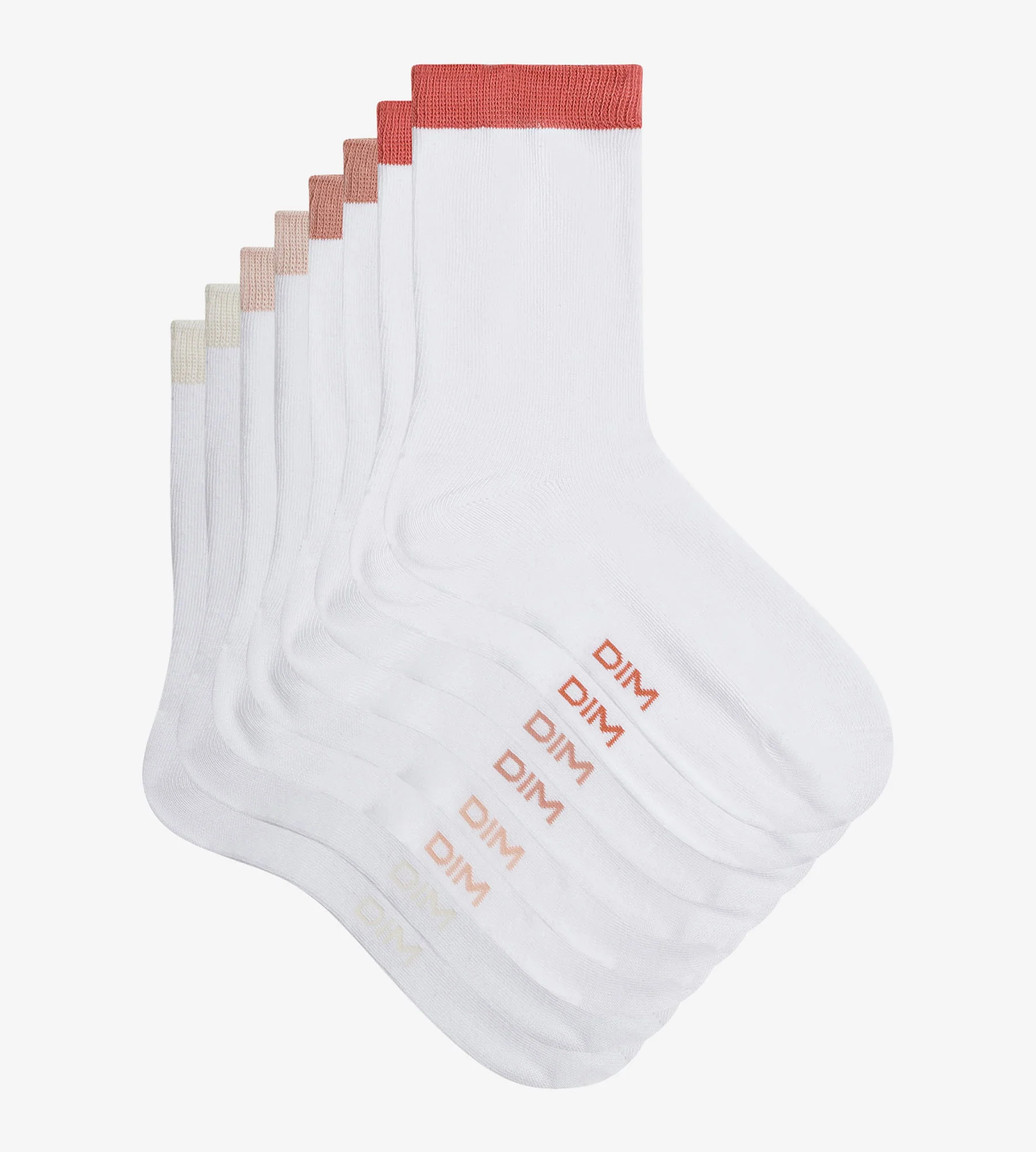 Pack de 4 pares de calcetines de mujer Blanco EcoDim Mode - Imagen 2