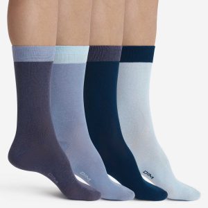 Pack de 4 pares de calcetines de hombre Azul EcoDim Mode