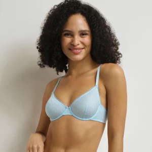 Sujetador corbeille azul Dim x Inès de La Fressange