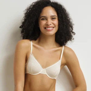 Sujetador corbeille beige Dim x Inès de La Fressange