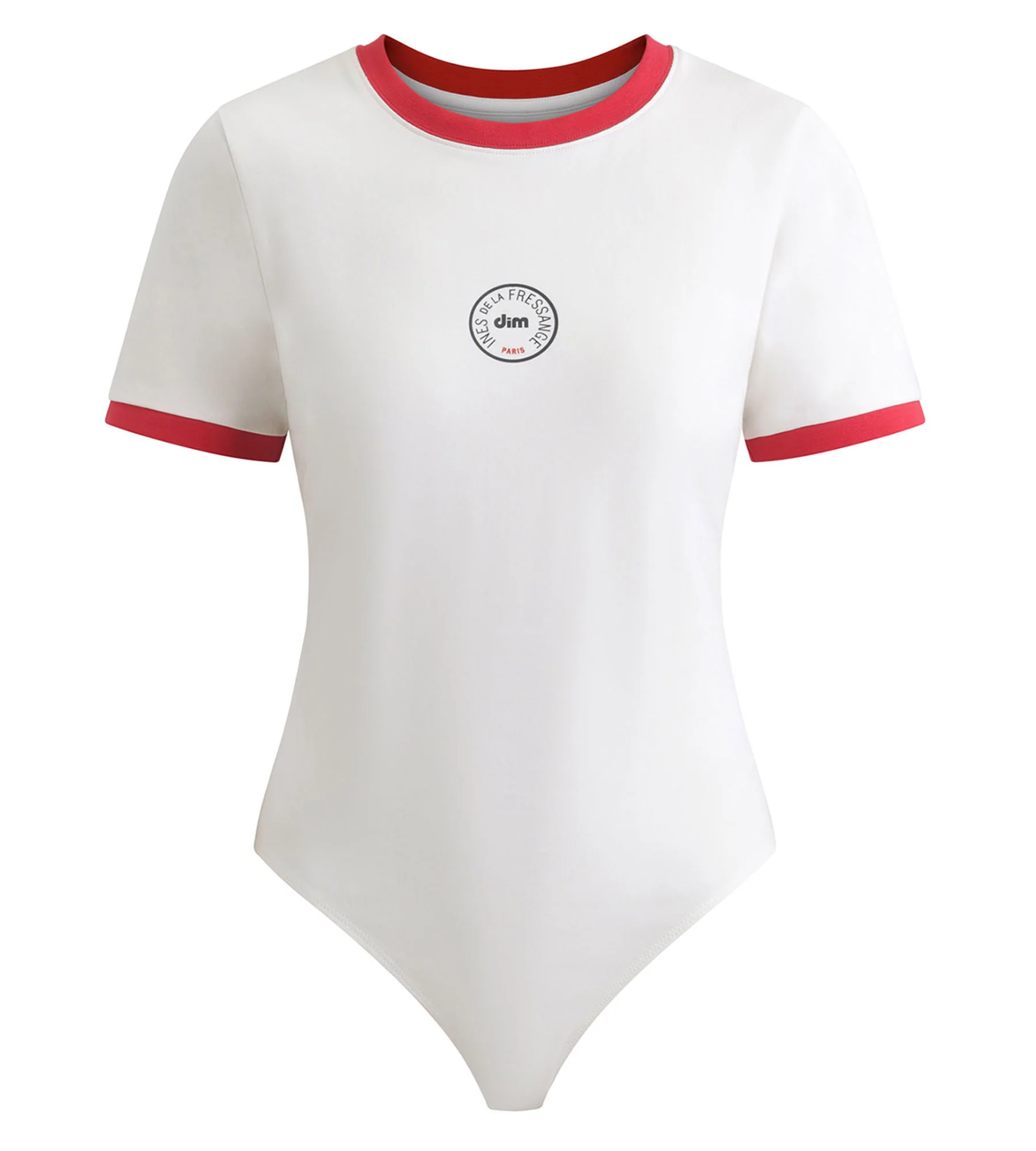 Body de nácar rojo Dim x Inès de La Fressange - Imagen 5