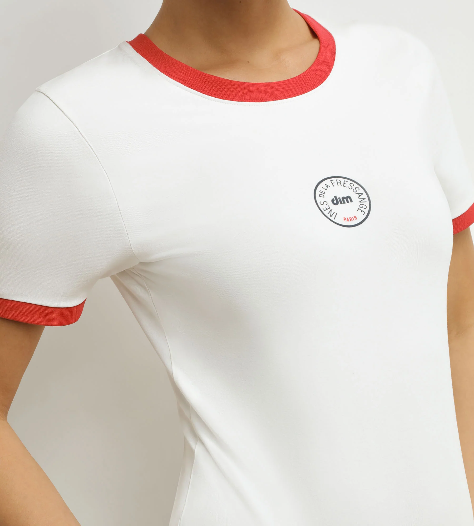 Body de nácar rojo Dim x Inès de La Fressange - Imagen 6