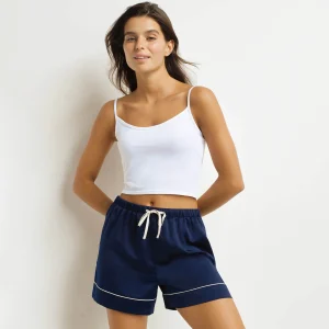 Pantalones cortos de pijama para mujer Midnight Blue Don't Disturb