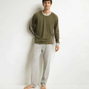 Conjunto de pantalón de pijama militar para hombre Dim Jersey