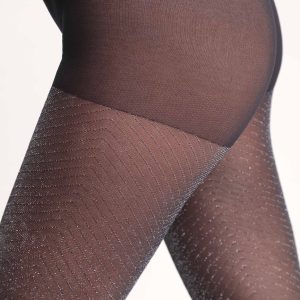 Pantis de lentejuelas negras brillantes Dim Style