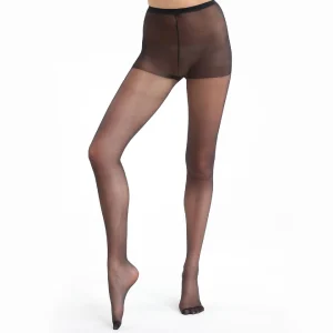 Panti negro Sublim velo brillante 15D