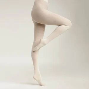 Pantis de microfibra blanca 50D para mujer Dim Opaque gasauté