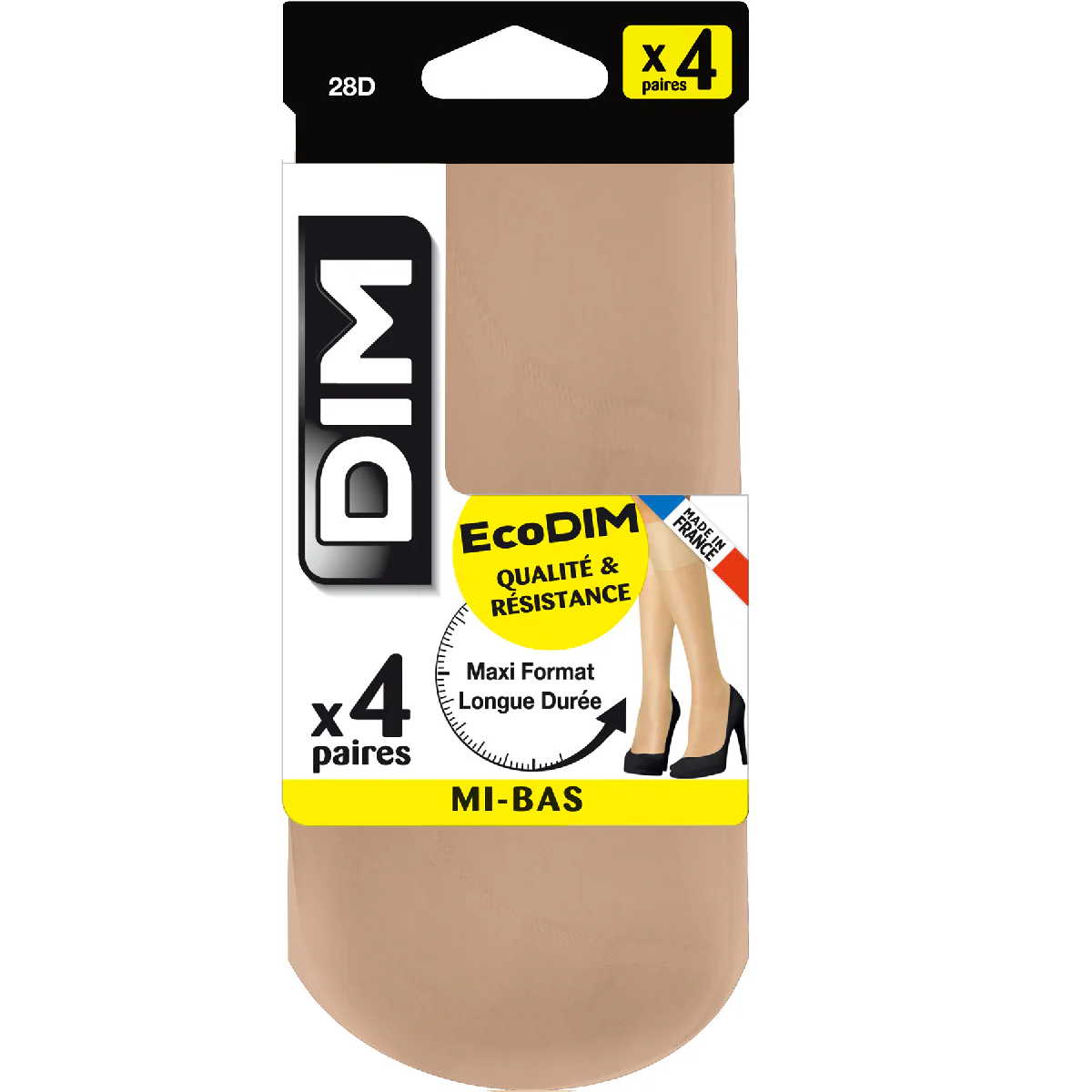 Pack de 4 medias Capri EcoDIM semi-opacas 28D - Imagen 4