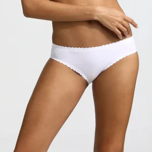 Braguita blanca de microfibra Body Touch Dim