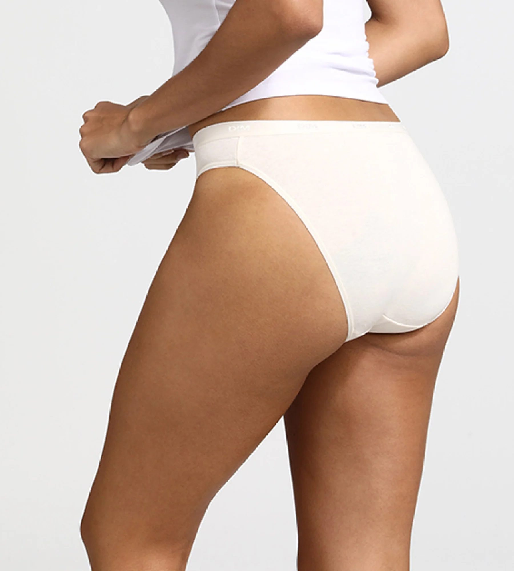 Pack de 3 bragas de color visón/rosa/nácar Les Pockets de algodón - Imagen 2