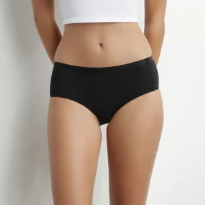 Pack de 5 culottes de algodón para mujer Negro Nude Blanco Les Pockets Ecodim