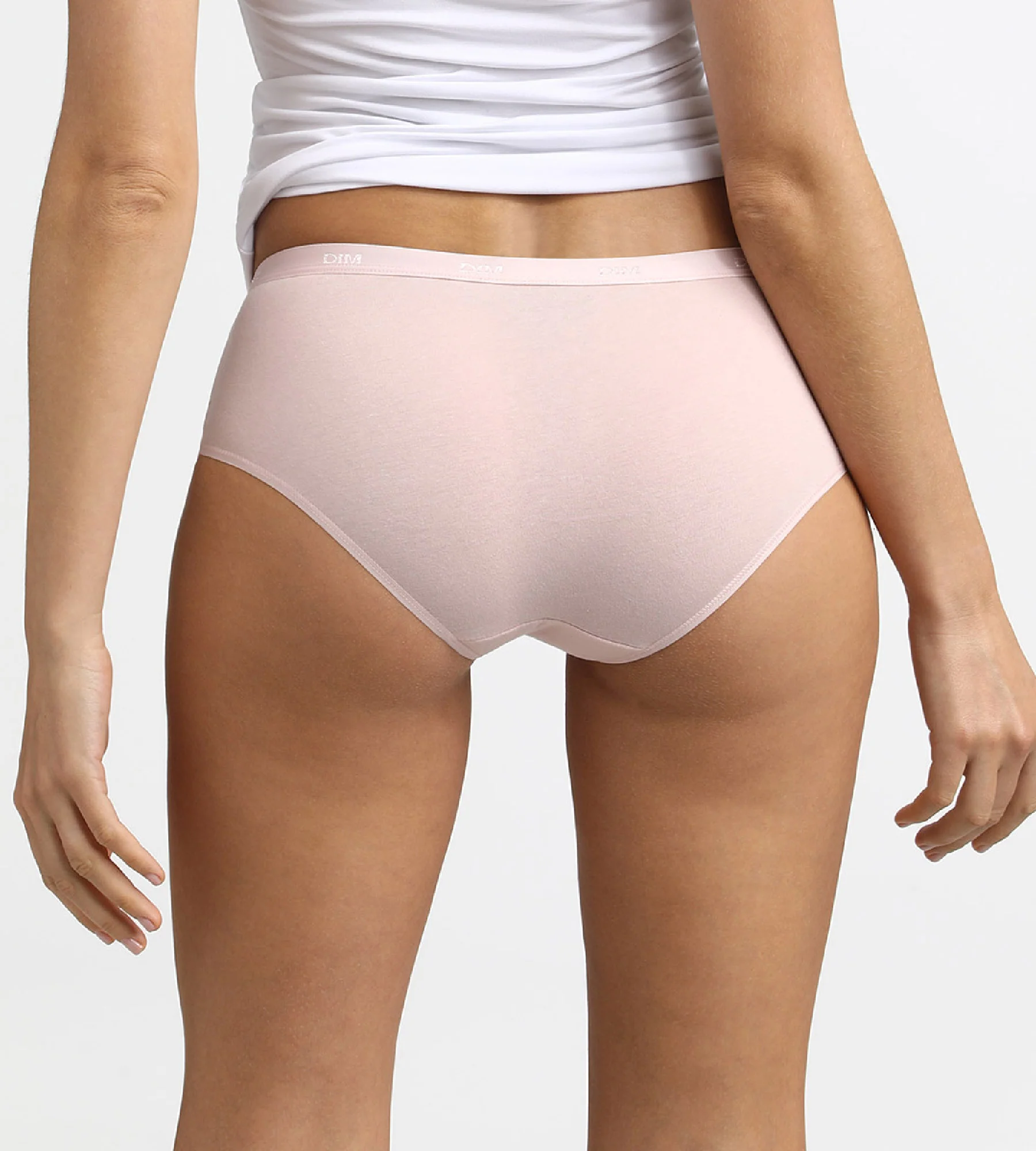 Pack de 3 culottes de color visón/rosa/nácar Les Pockets de algodón - Imagen 2