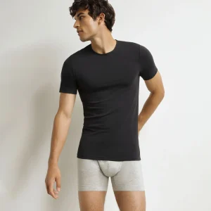 Camiseta de manga corta para hombre Black Dim Thermal